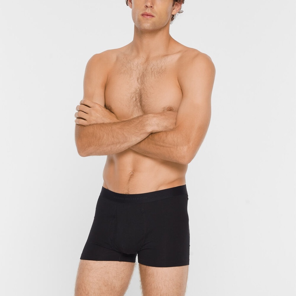 Club Monaco Solid Trunks - Brand New - NEVER WORN - Black